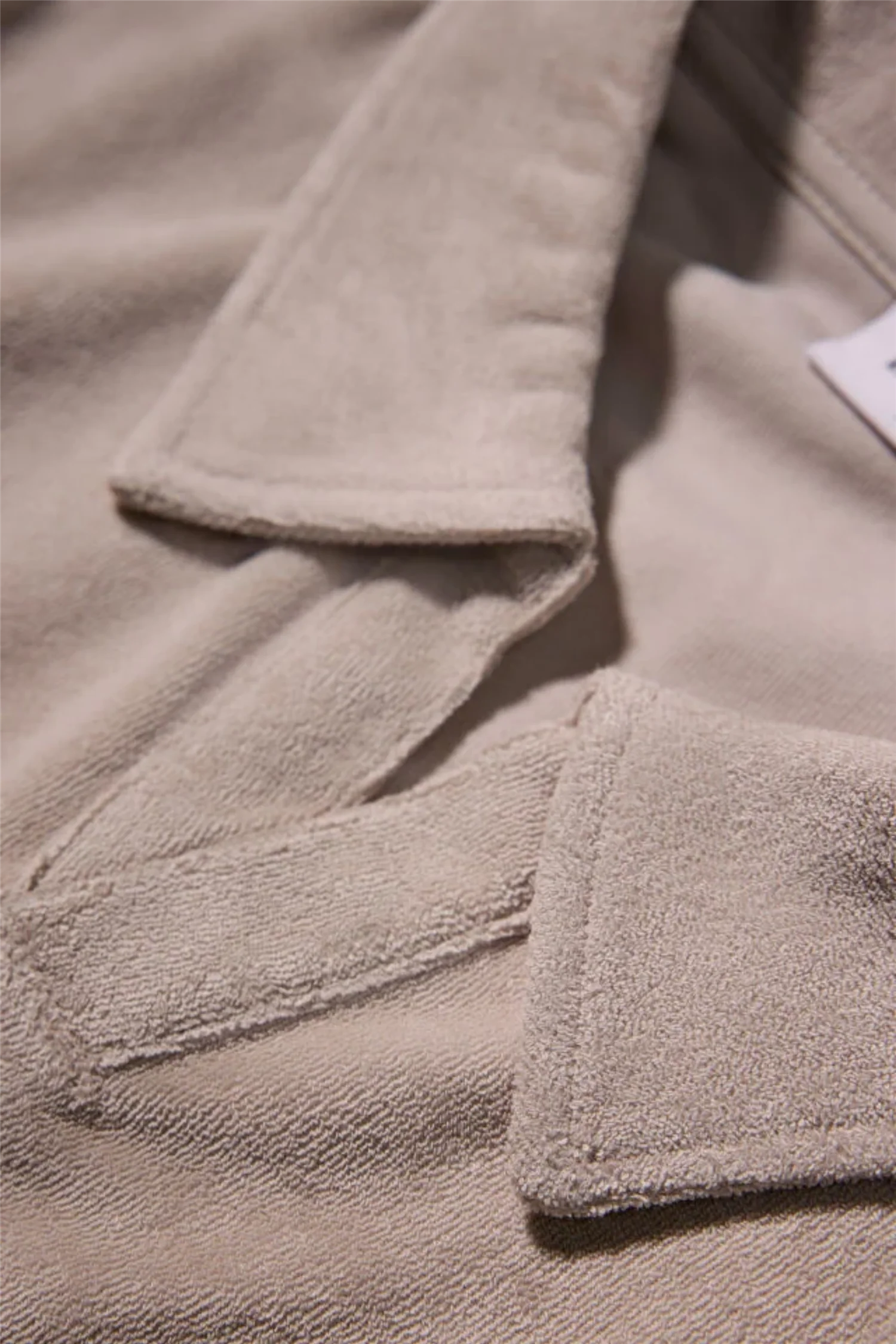 Towel V-Neck Polo S/S Fair Grey - Image 7
