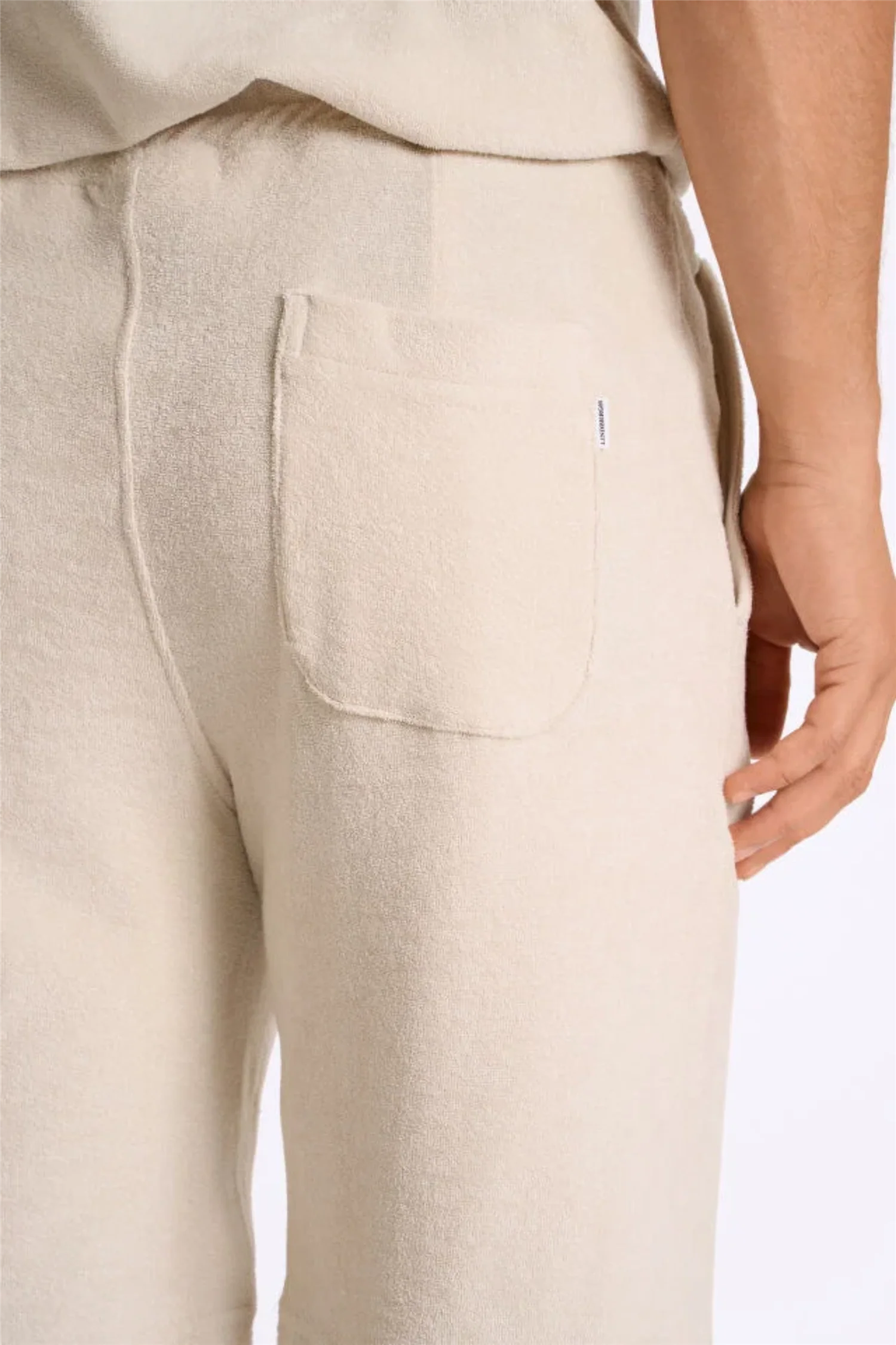 Towel Shorts W. Elastic Waist Fair Grey - Image 7