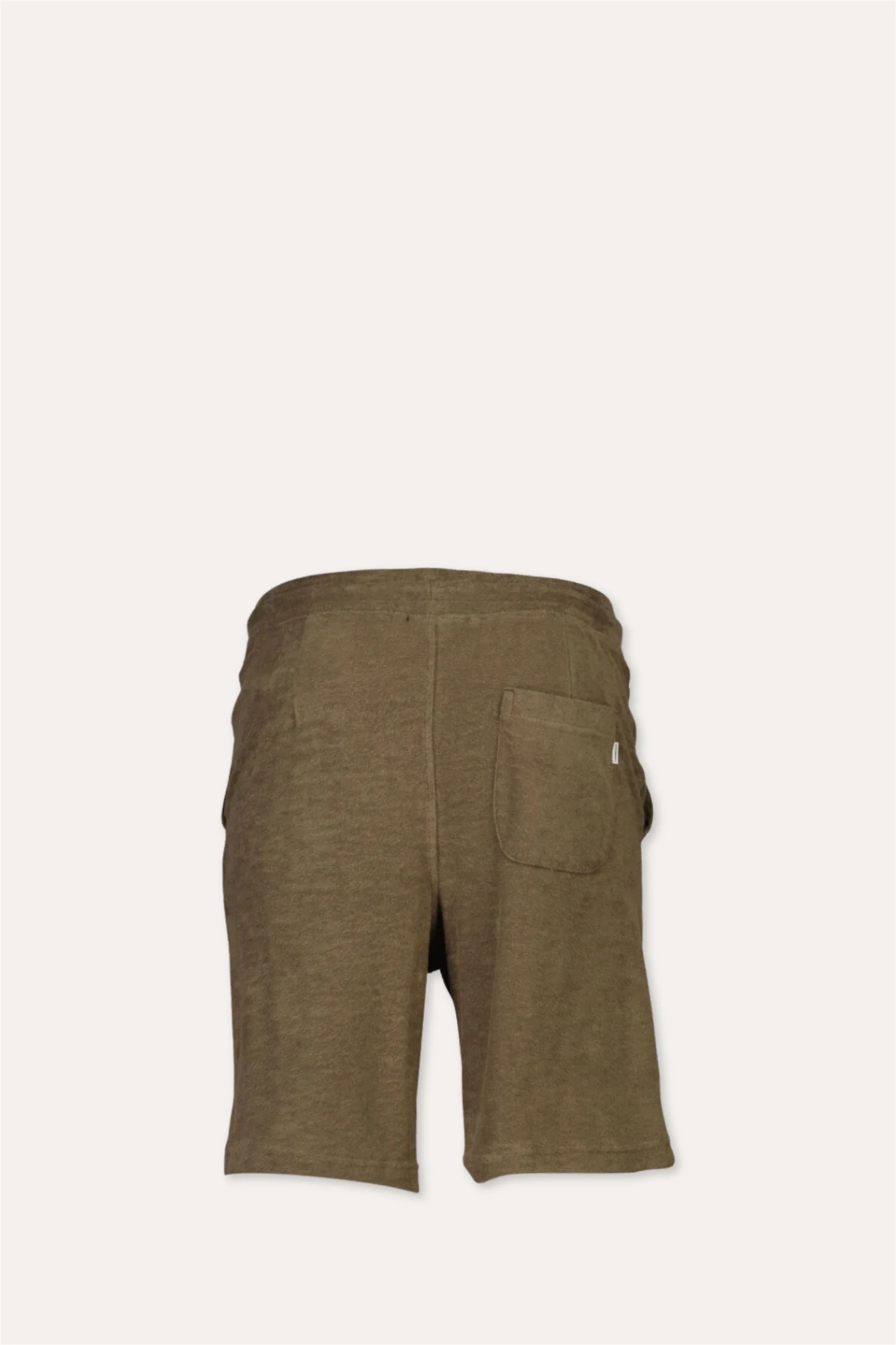 Towel Shorts W. Elastic Waist Dk Stone - Image 2