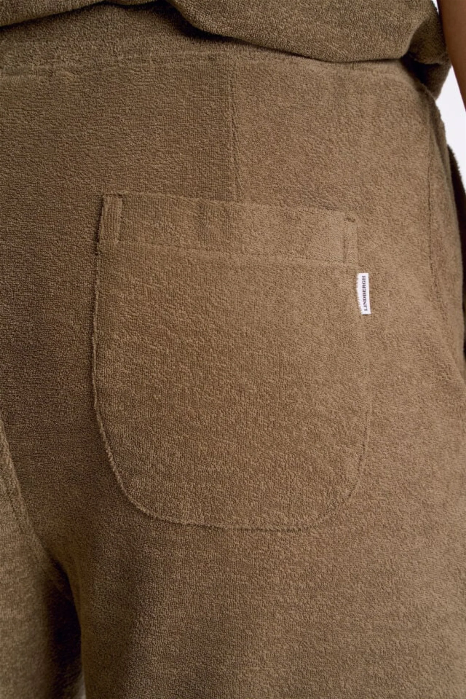 Towel Shorts W. Elastic Waist Dk Stone - Image 7