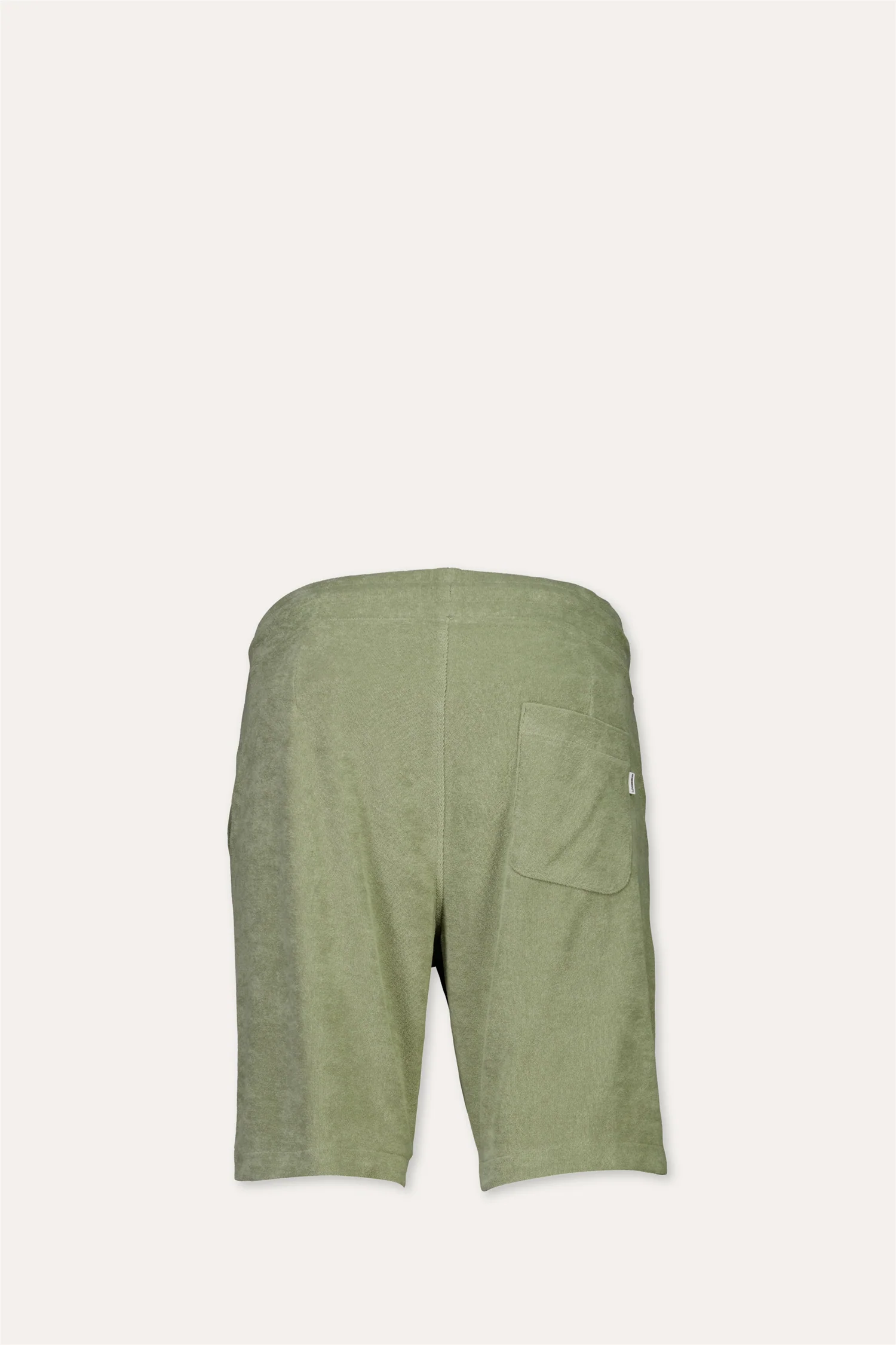 Towel Shorts W. Elastic Waist Dusty Olive - Image 2