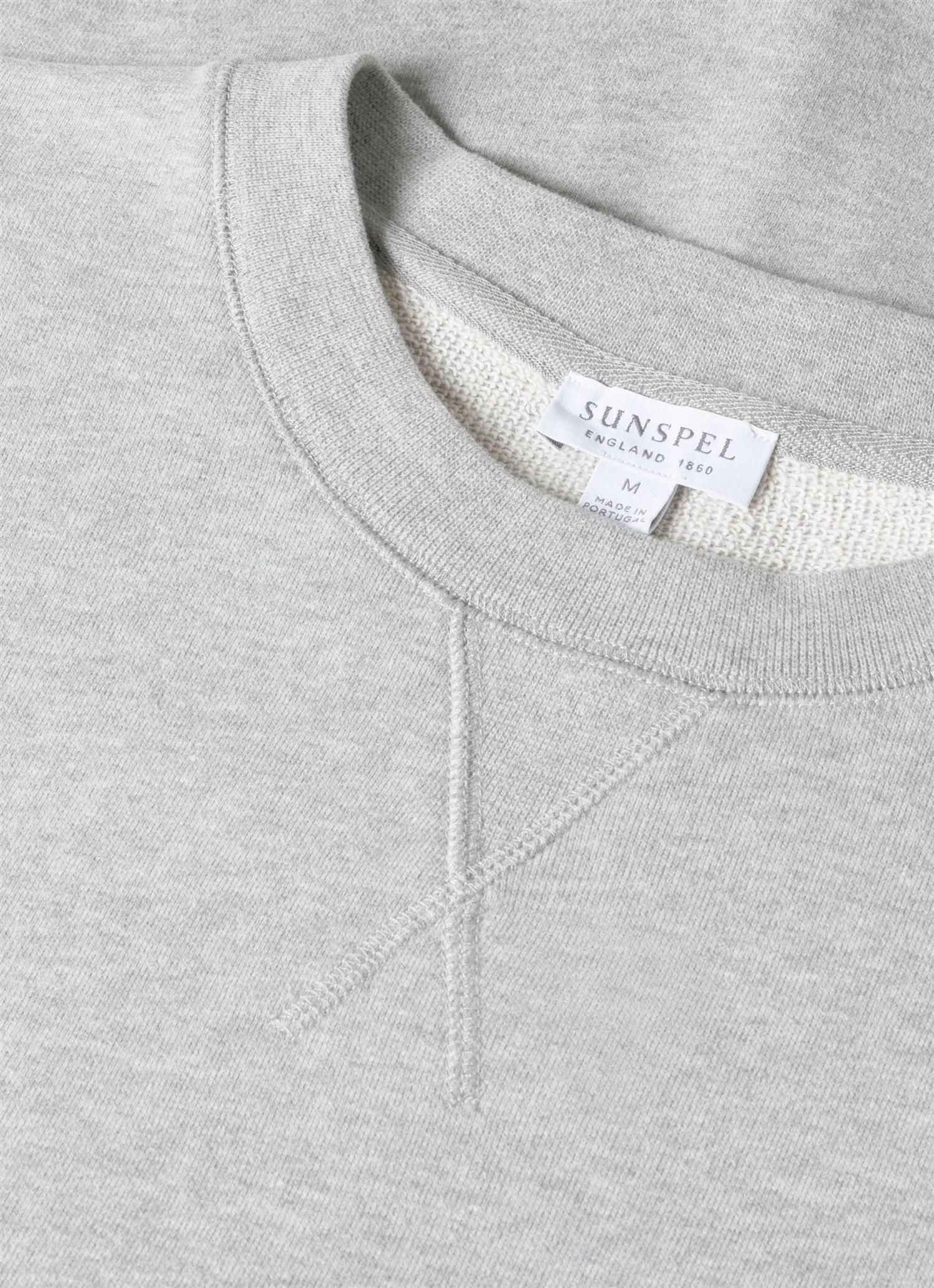 Loopback Sweatshirt Grey Melange - Image 4
