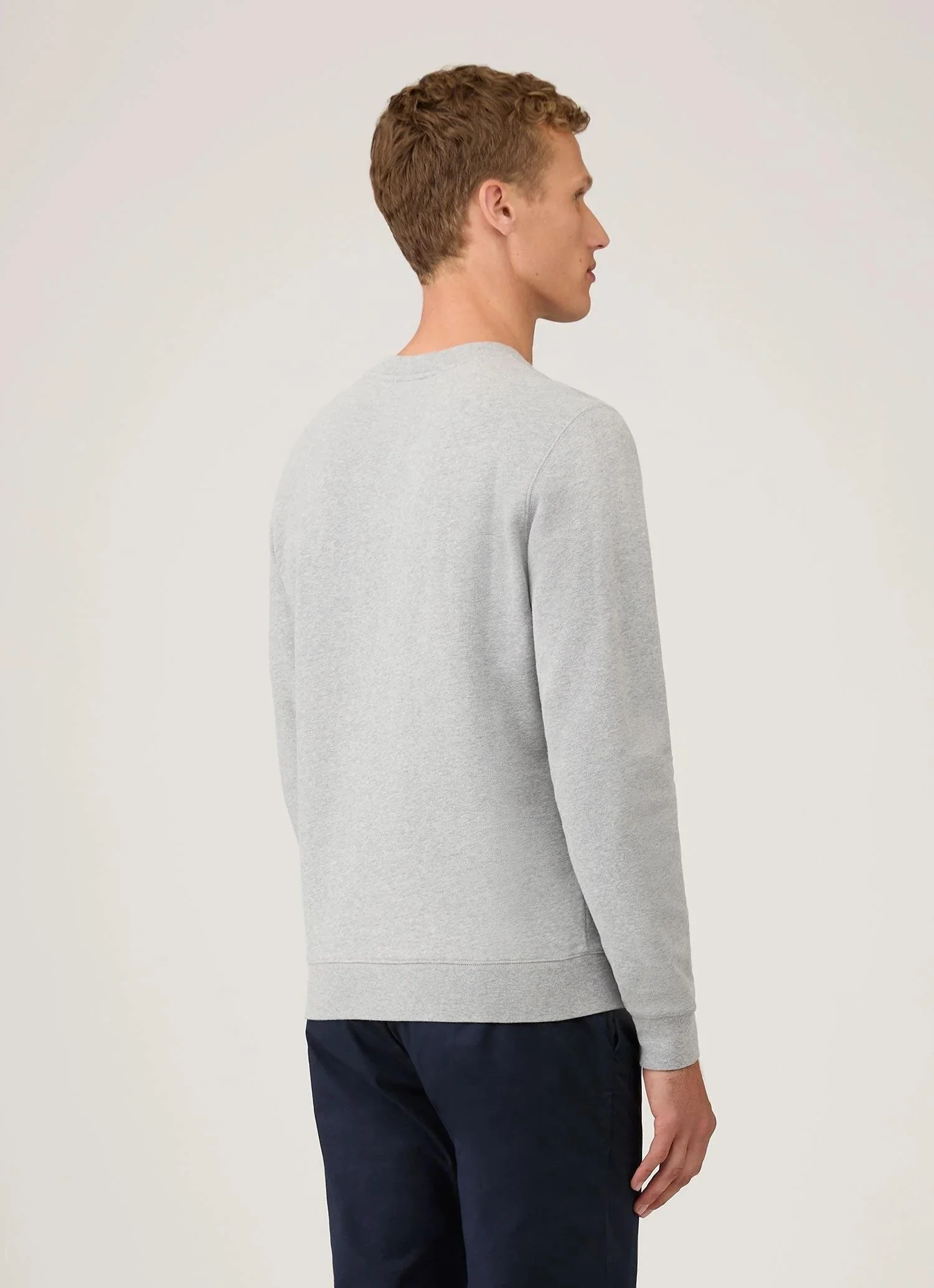 Loopback Sweatshirt Grey Melange - Image 5