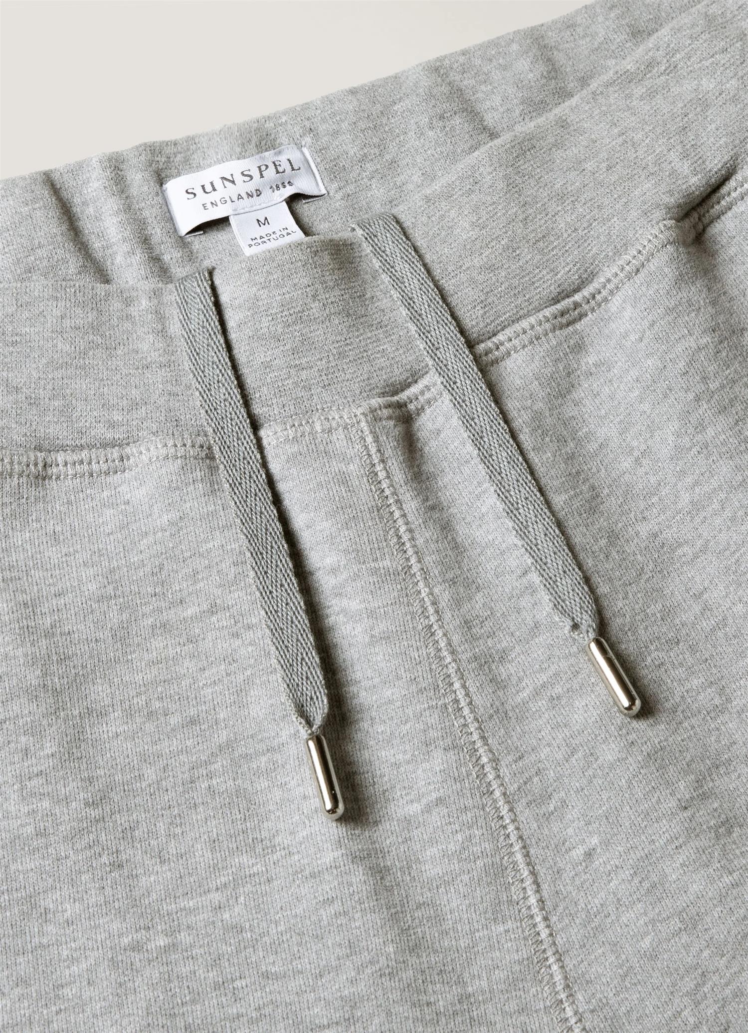 Loopback Sweatpants Grey Melange - Image 4