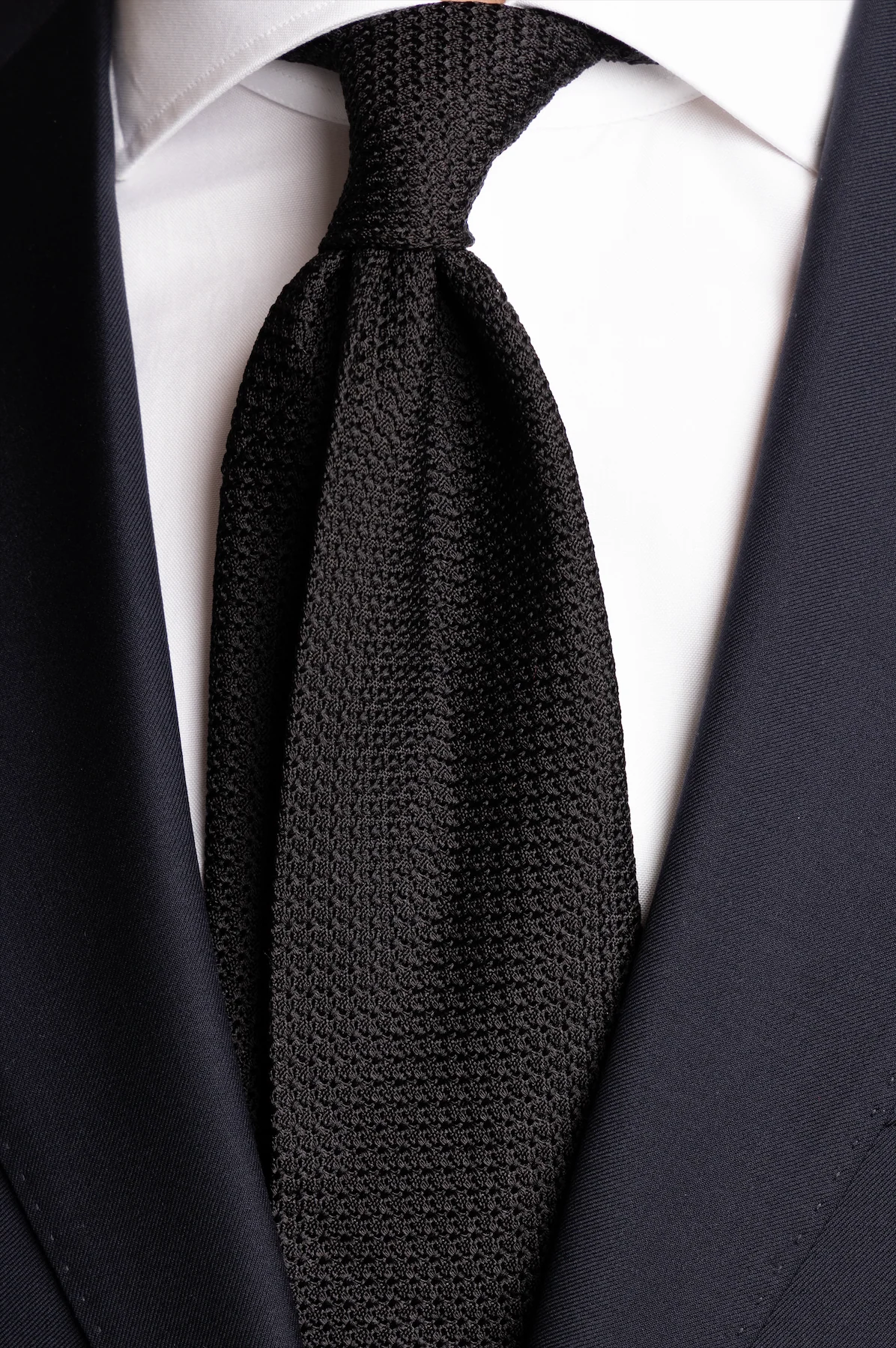 Grenadine Tie Black - Image 2