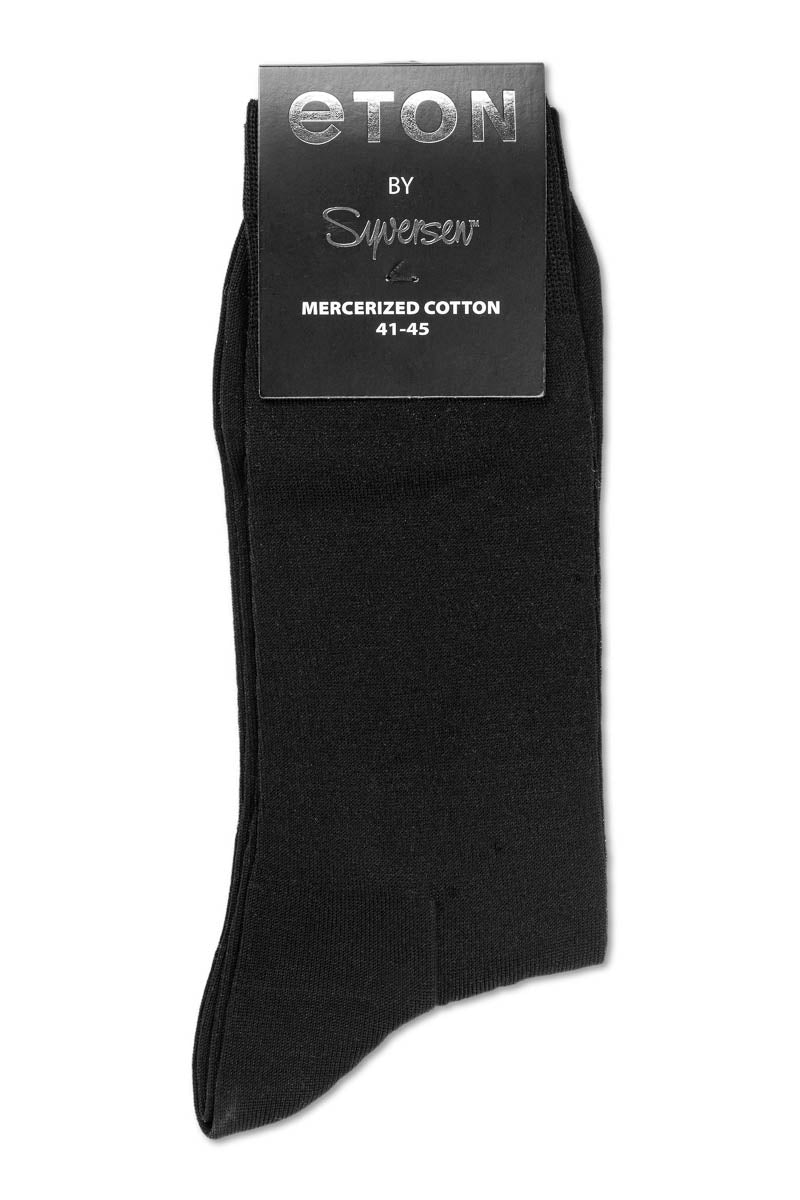Mercerized Cotton Plain Black - Image 3