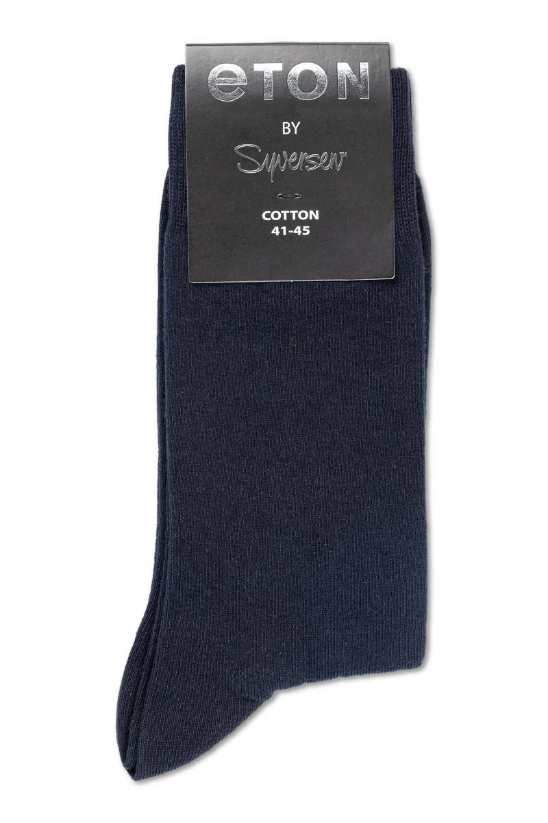 Cotton/Lycra Plain Dark Blue - Image 3