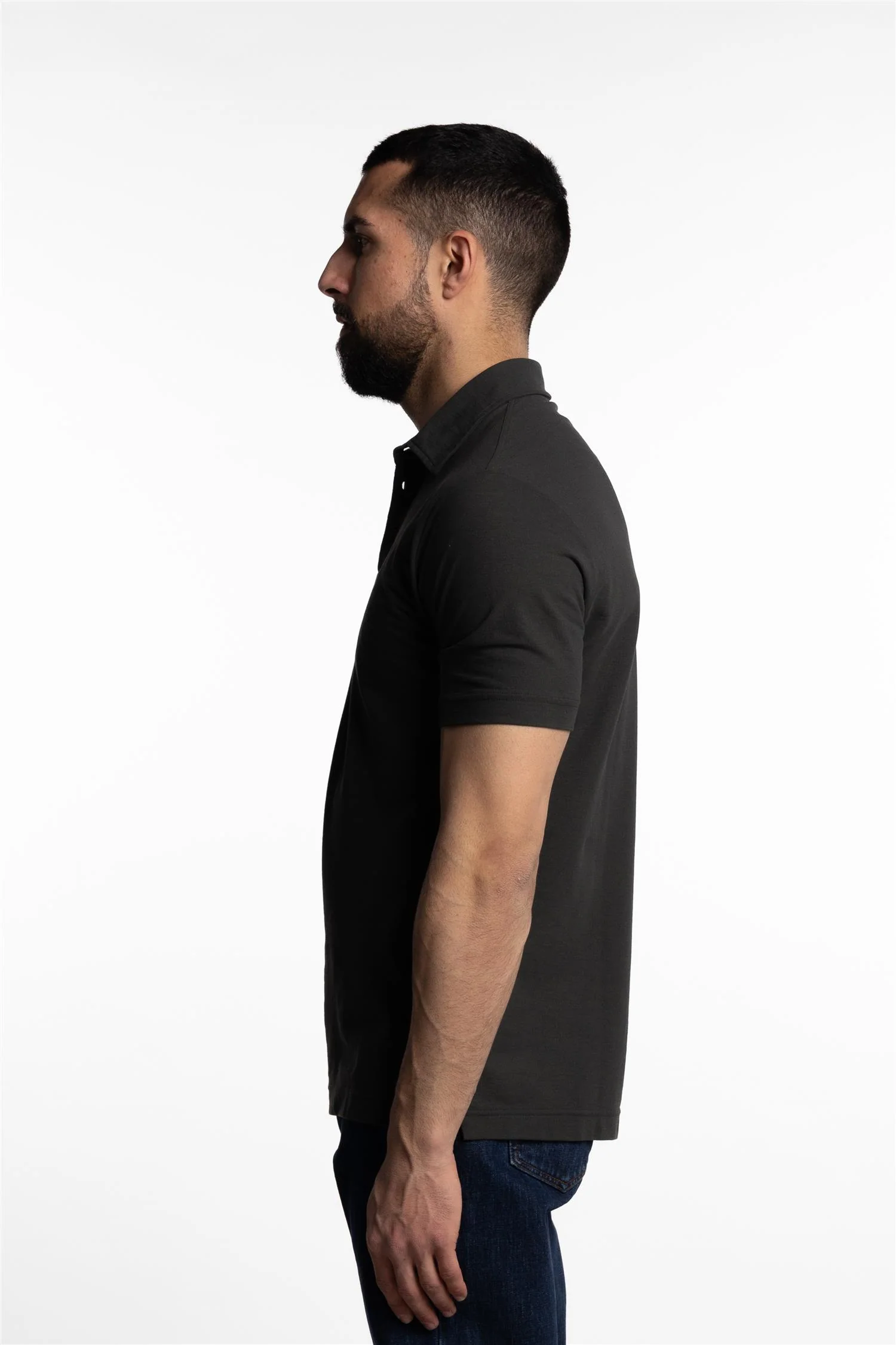 Ice Cotton Short Sleeve Polo Shirt Green - Image 2