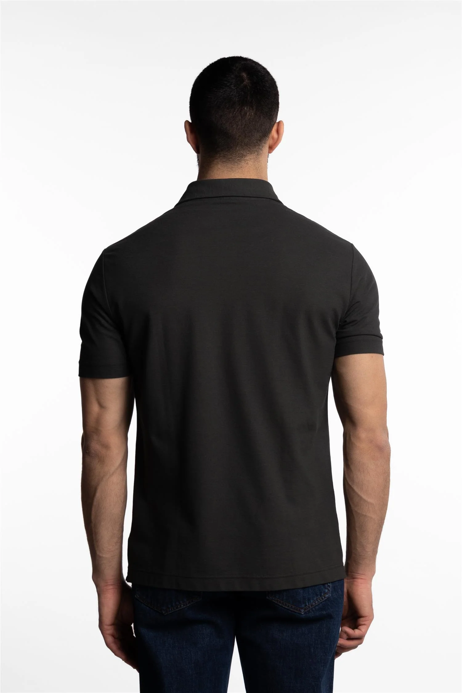 Ice Cotton Short Sleeve Polo Shirt Green - Image 3