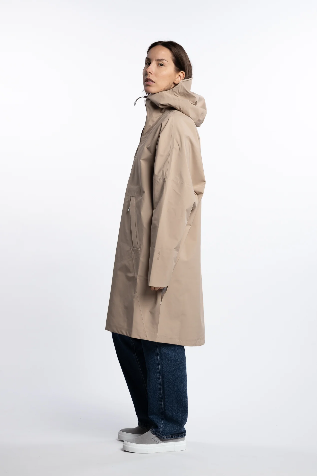 Aalesund Poncho - Beige - Image 5