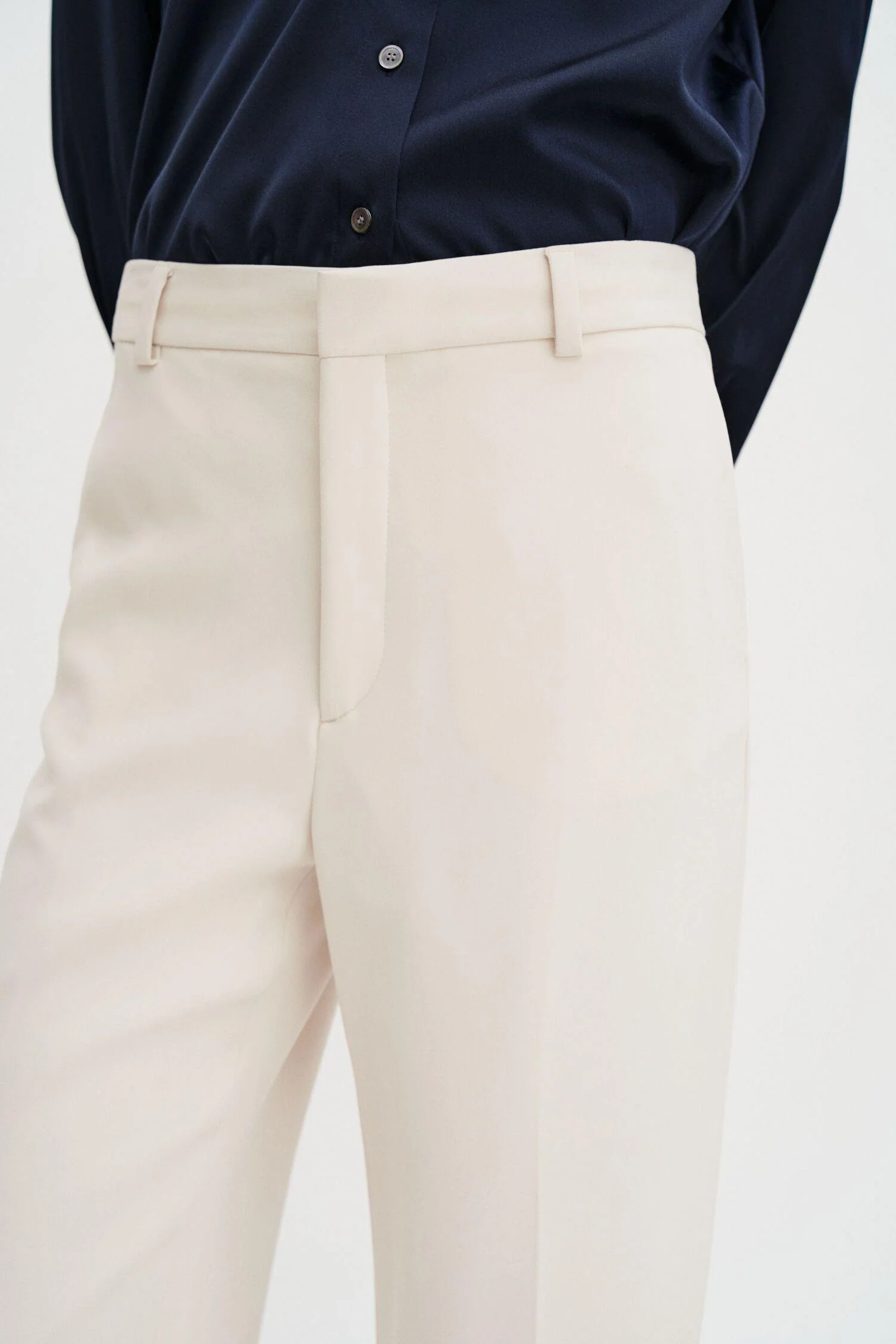 Hutton Trouser- Ivory - Image 4