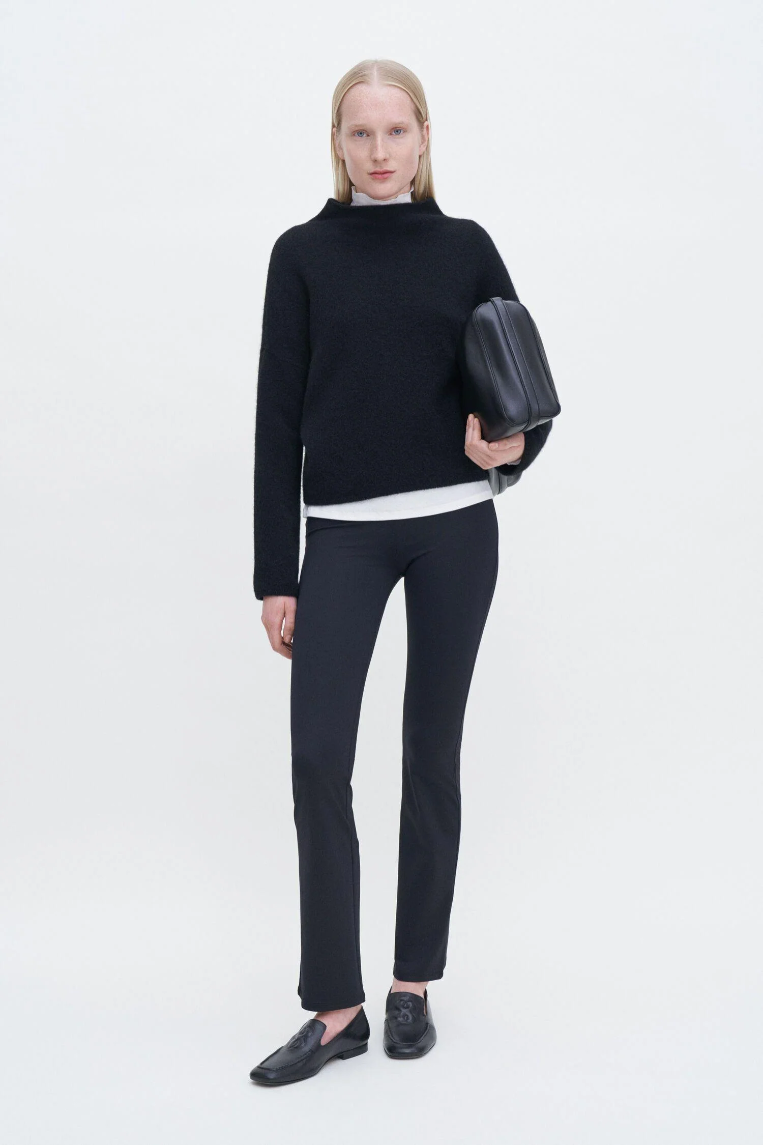 Mika Yak Funnelneck Sweater Black - Image 2