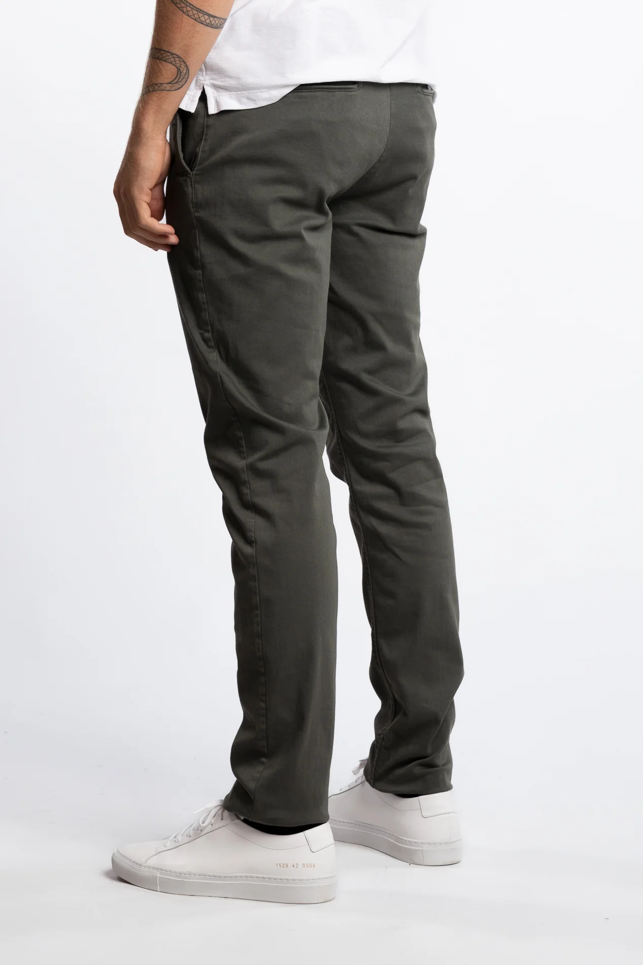 Benni Regular Fit Chinos Dark Green - Image 2