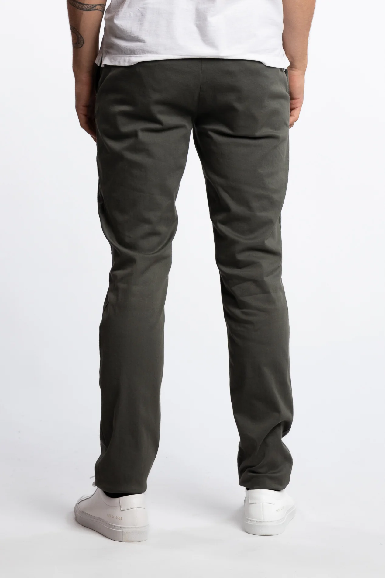 Benni Regular Fit Chinos Dark Green - Image 3