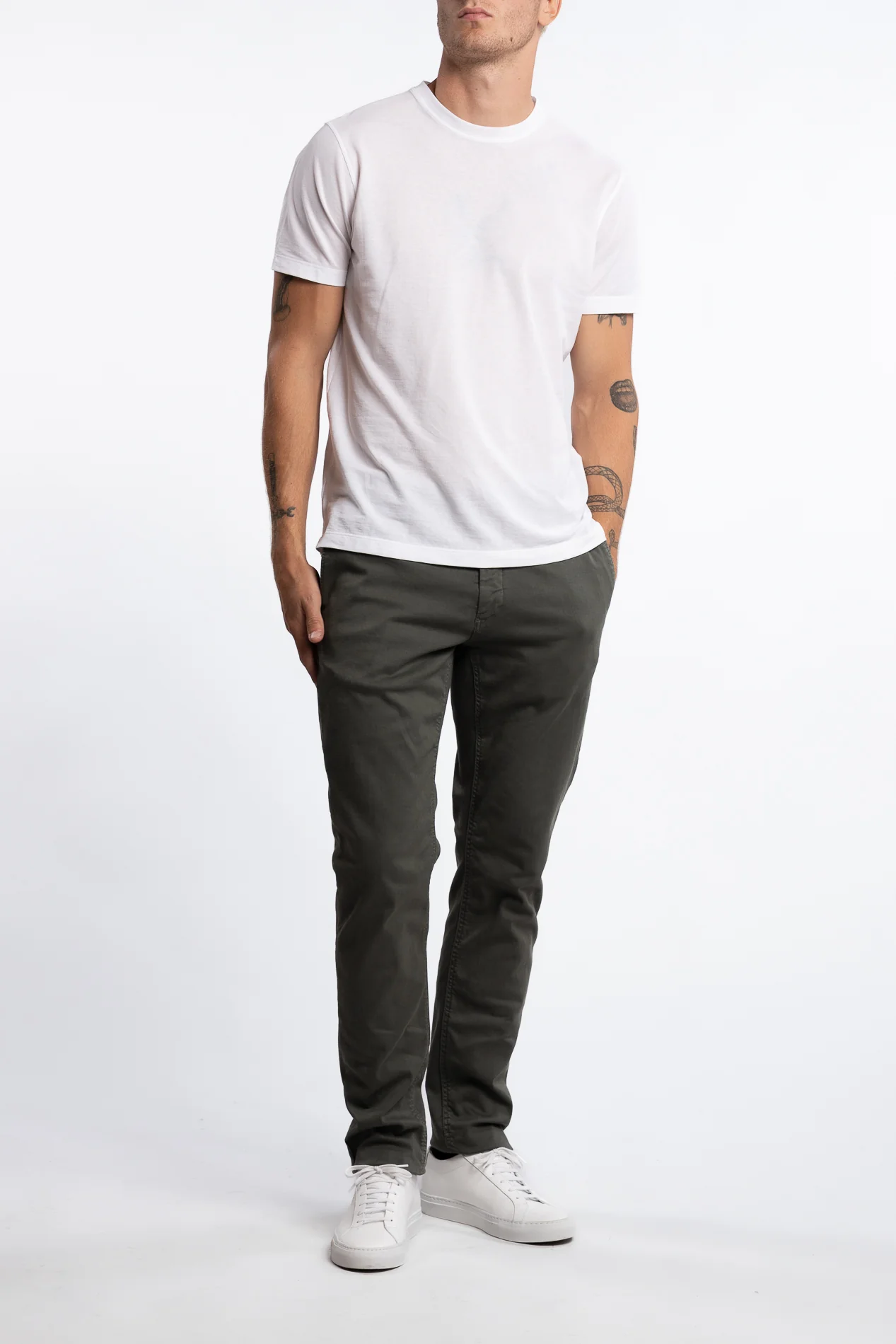 Benni Regular Fit Chinos Dark Green - Image 5