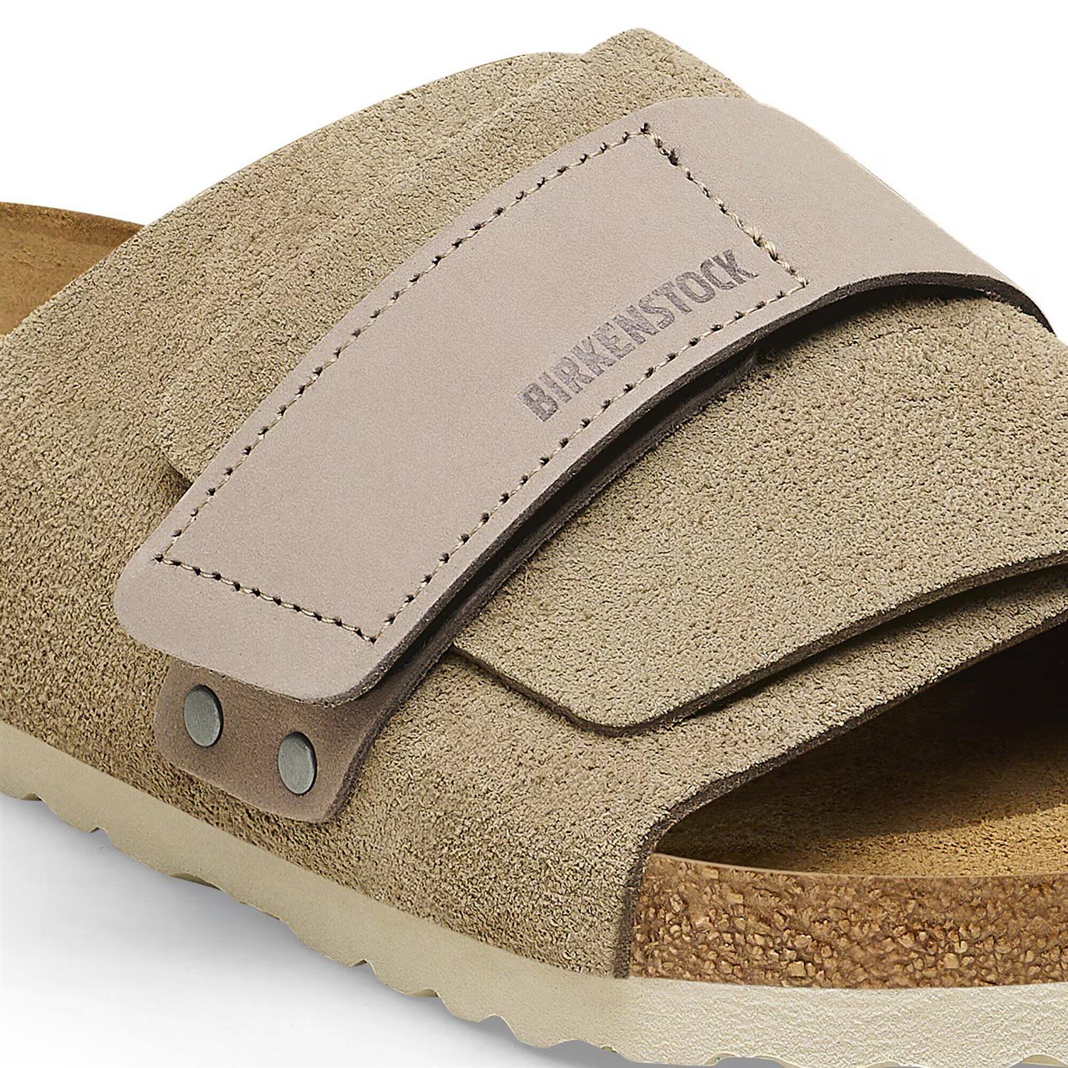 Men's Kyoto Nubuck/Suede Leather Taupe - Image 4