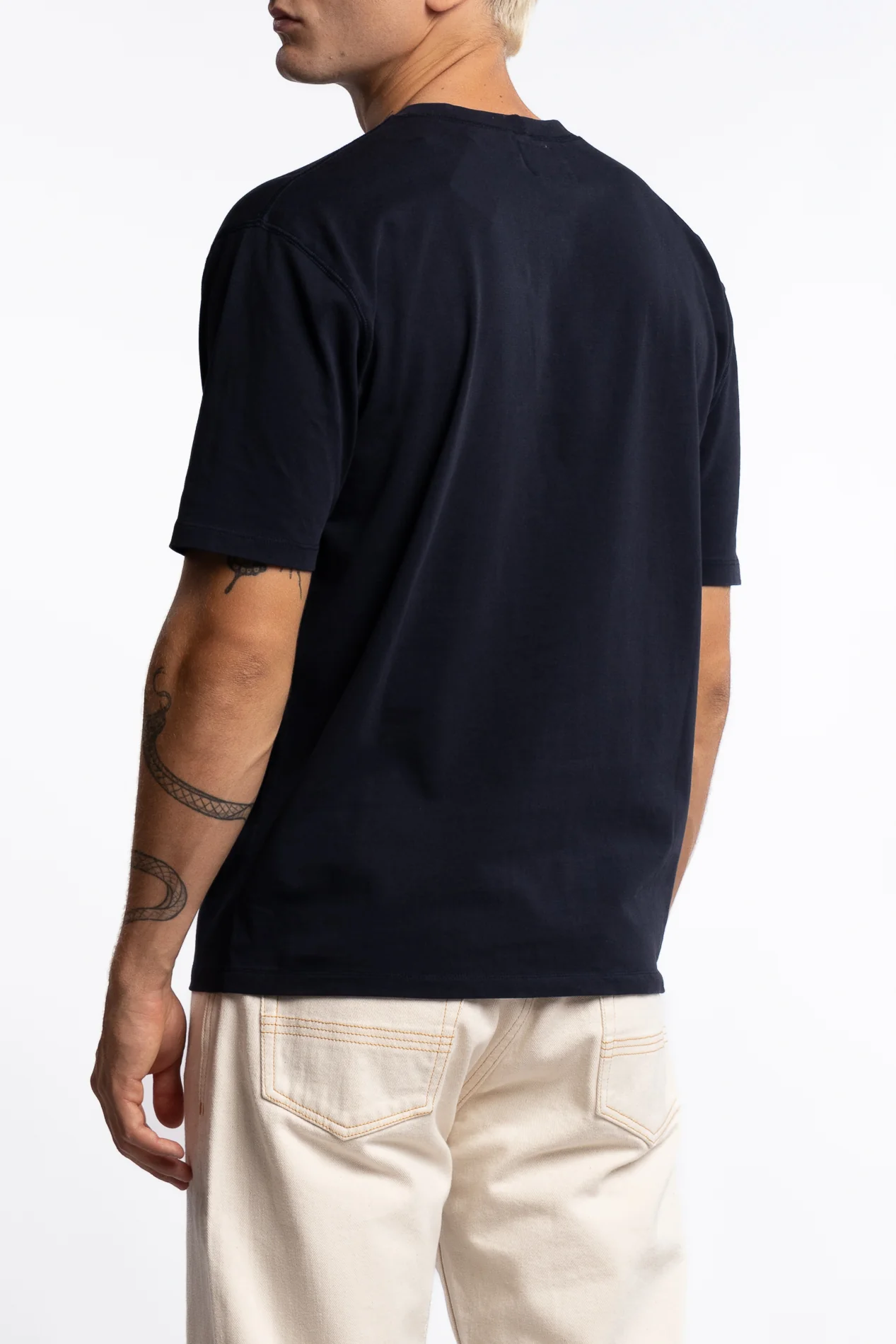 Short Sleeve Hiking T-Shirt Navy - Image 2