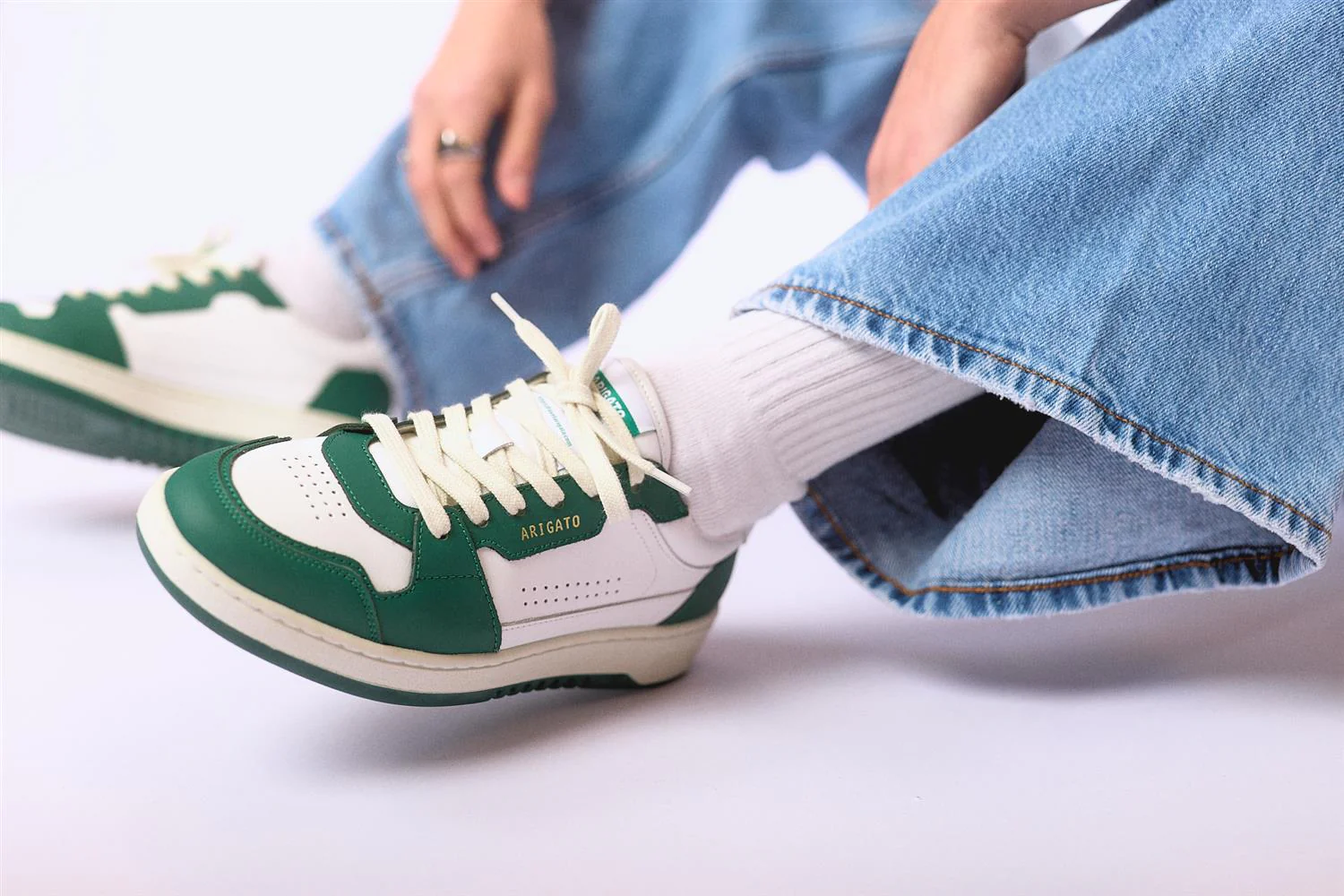 W Dice Lo Sneaker White/Green - Image 8