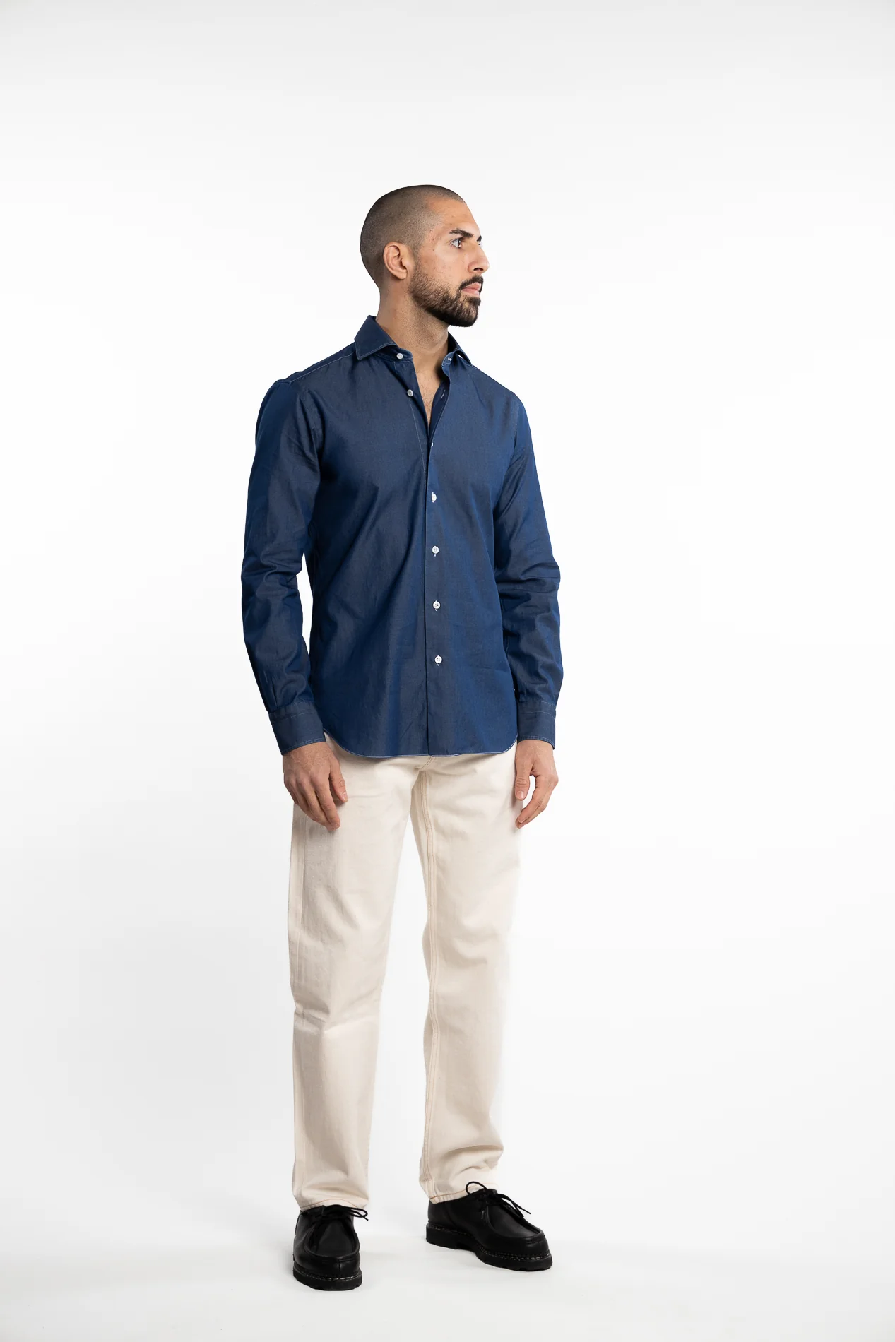 Dandylife Chambray Shirt Scuro - Image 4