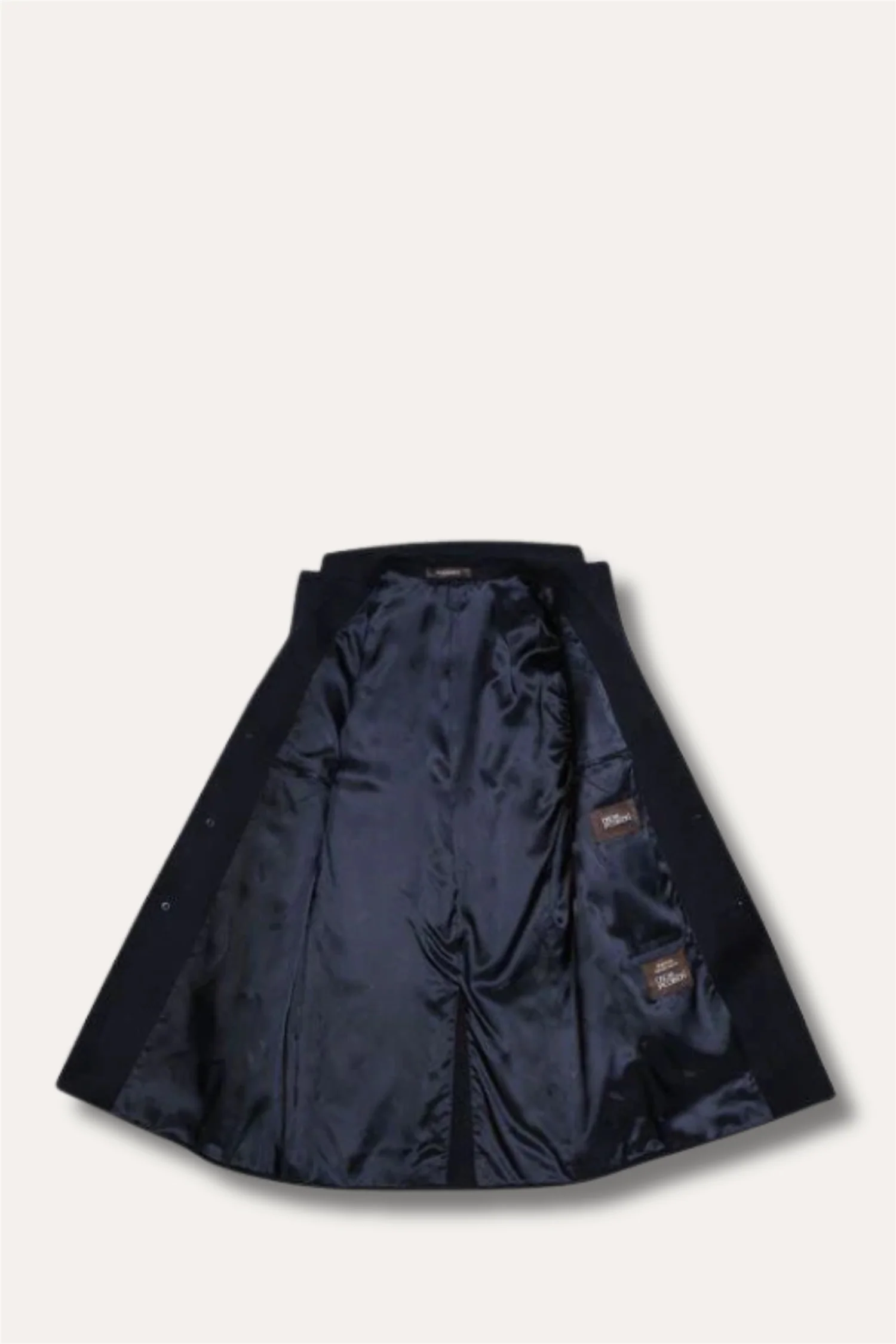 Storvik Coat Wool Navy - Image 4