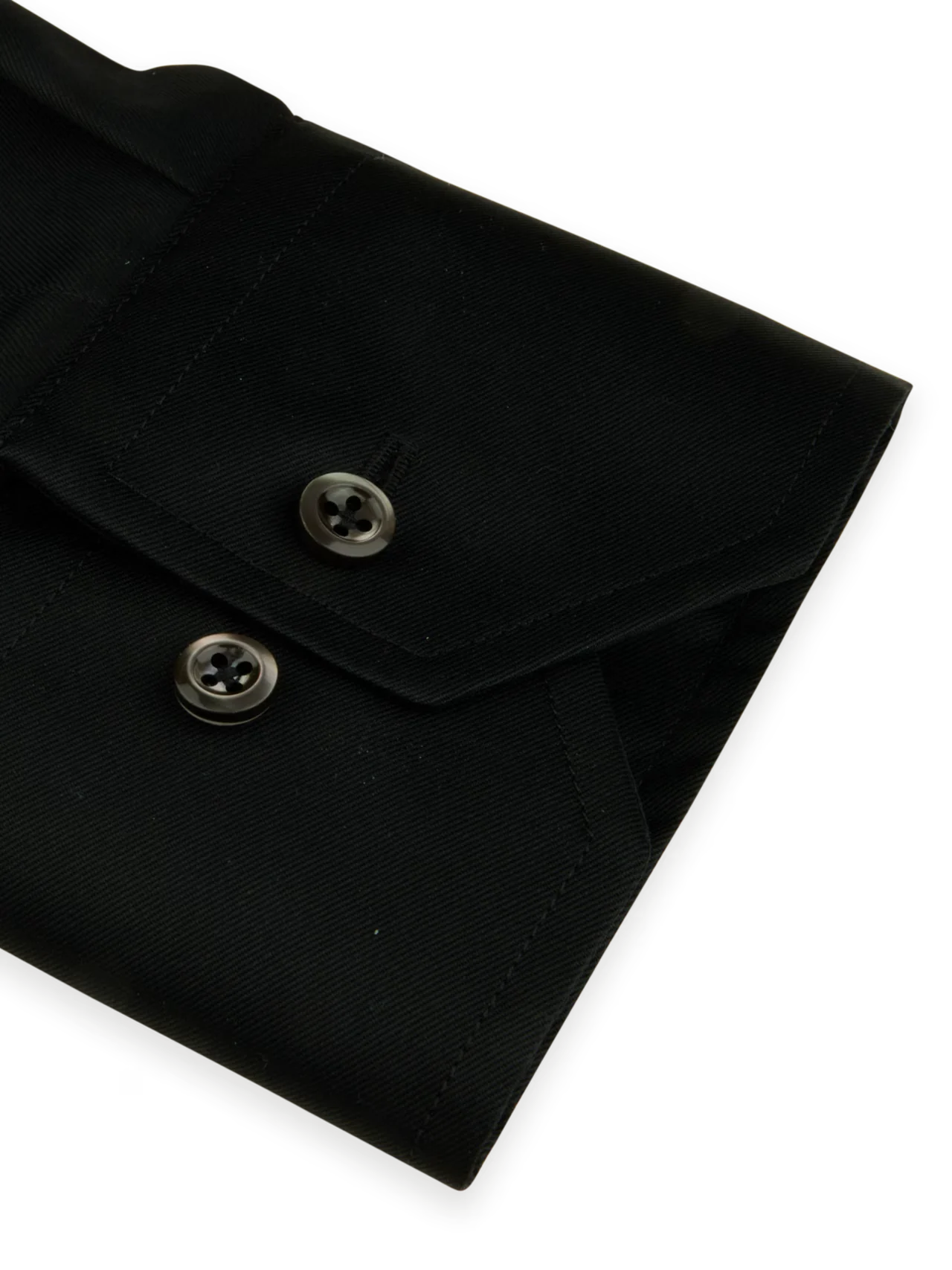 Regular Twill Shirt Black - Image 3