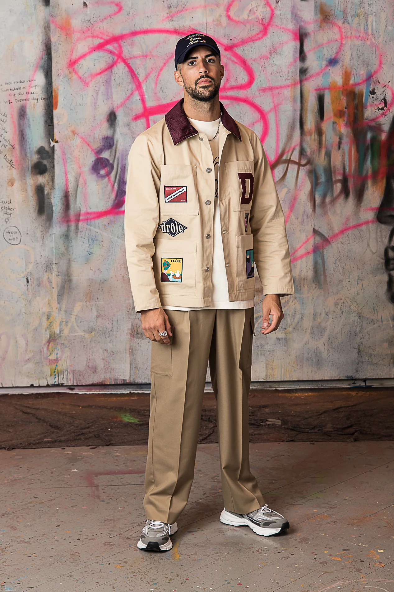 Le Pantalon Cargo Flanelle Beige - Image 2