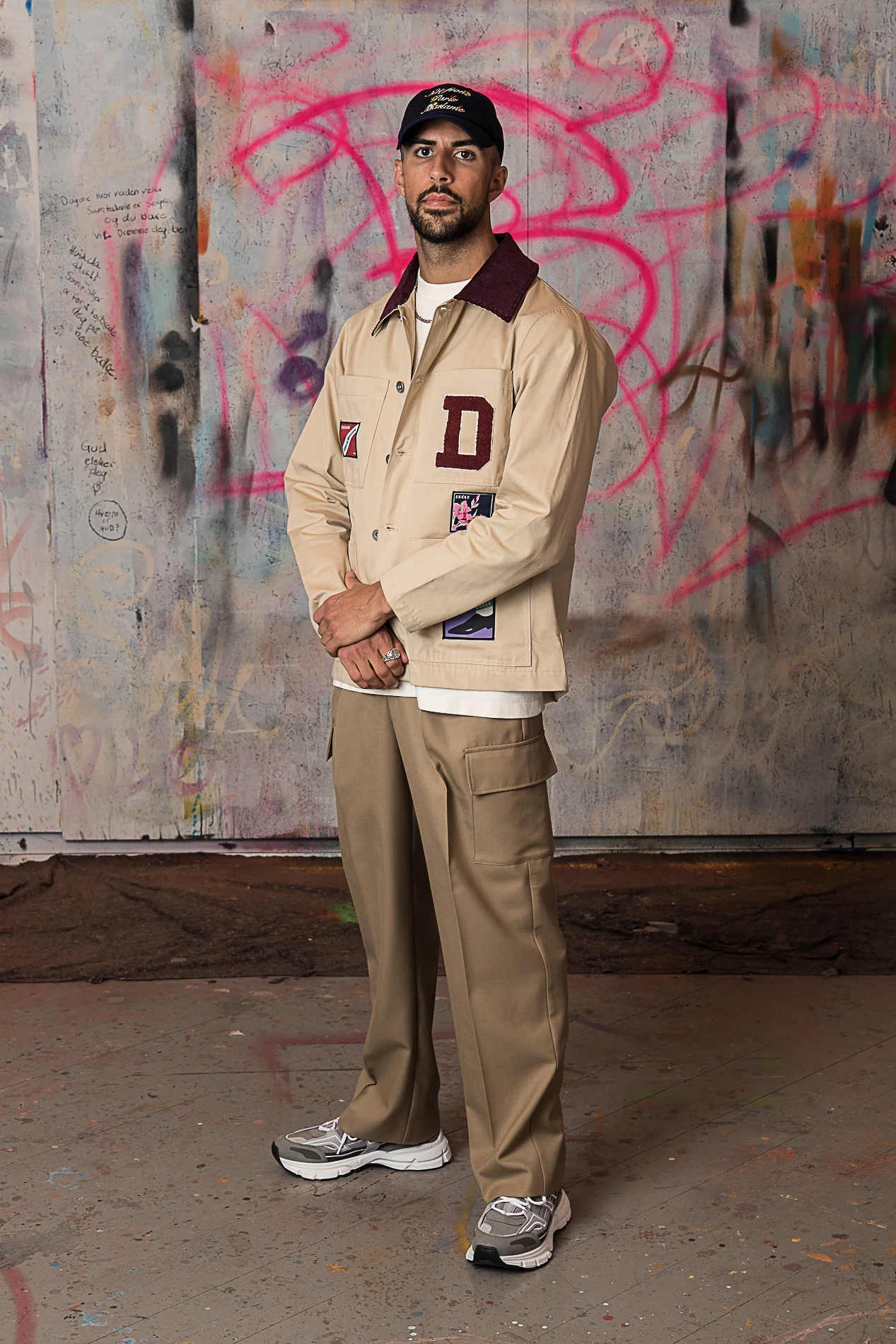 Le Pantalon Cargo Flanelle Beige - Image 3