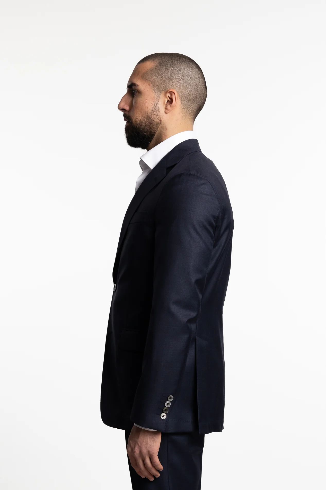 Sienna Slim Fit Blazer Dark Blue Melange - Image 2