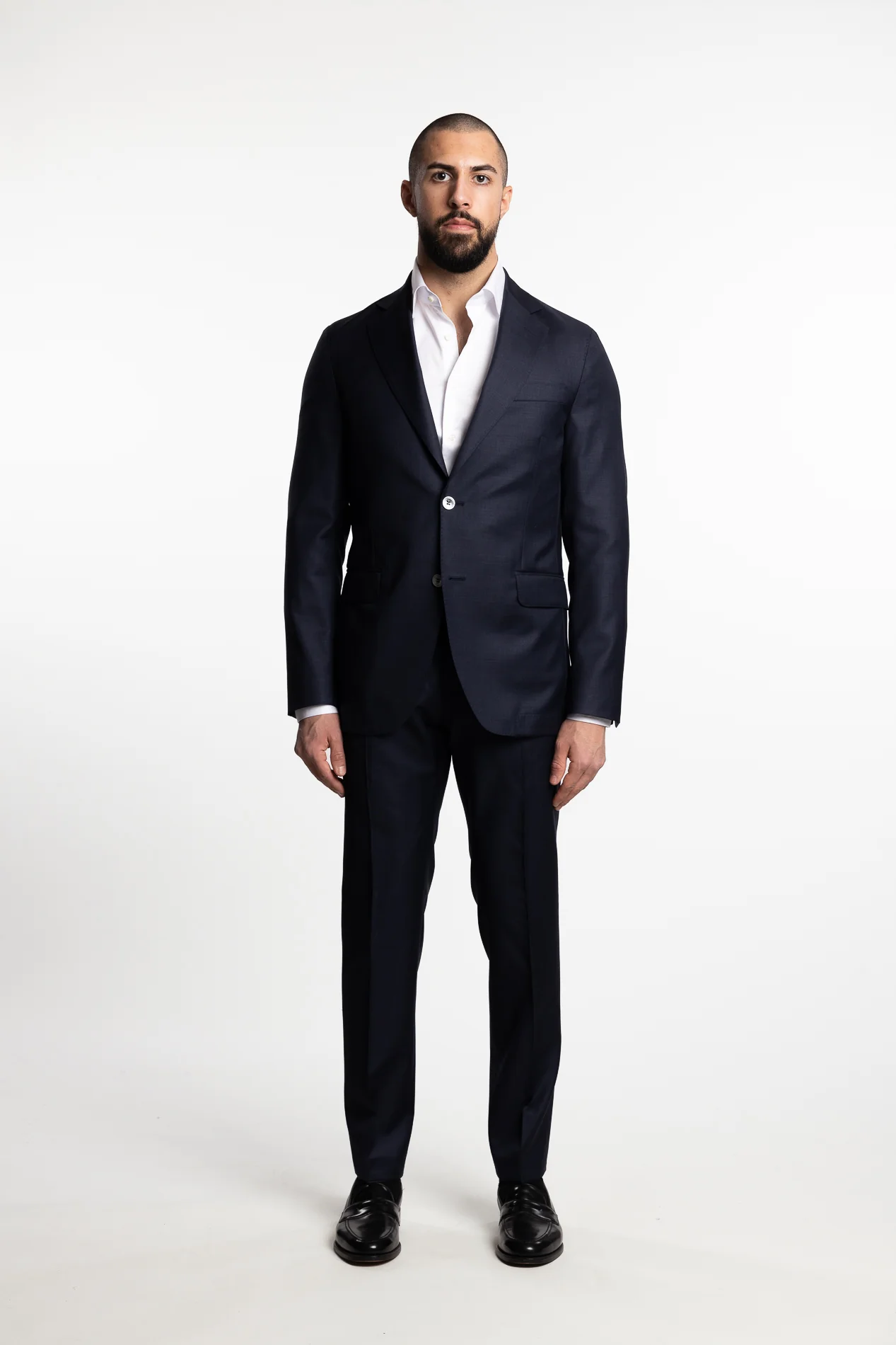 Sienna Slim Fit Blazer Dark Blue Melange - Image 4