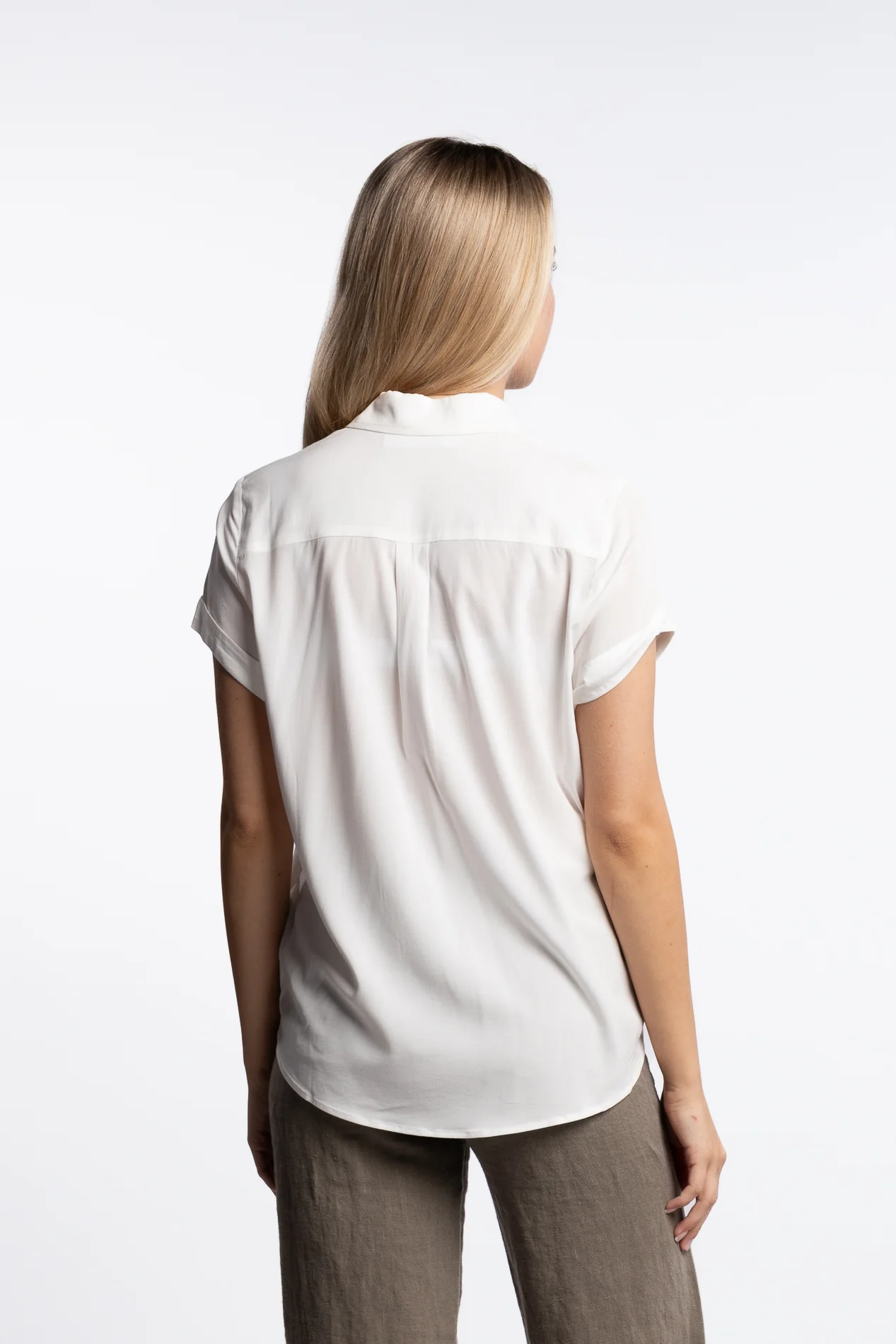 Majan SS Shirt 9942- Clear Cream - Image 7