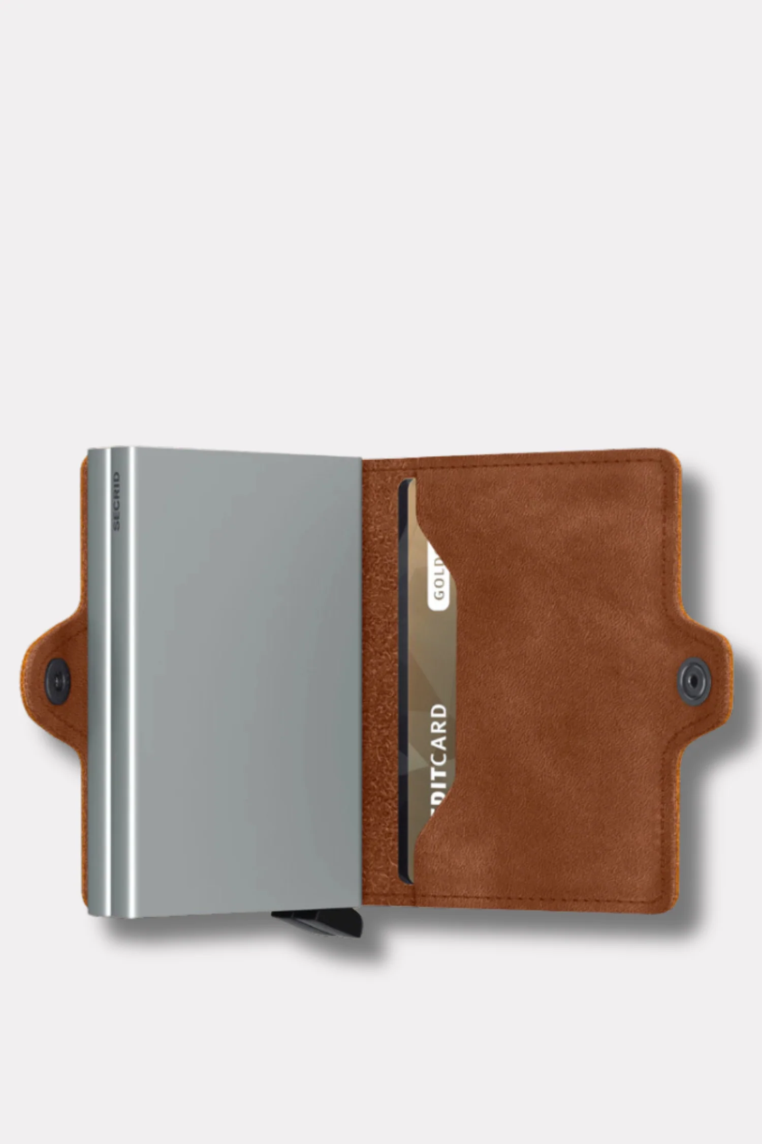 Twinwallet Vintage Cognac Silver - Image 3