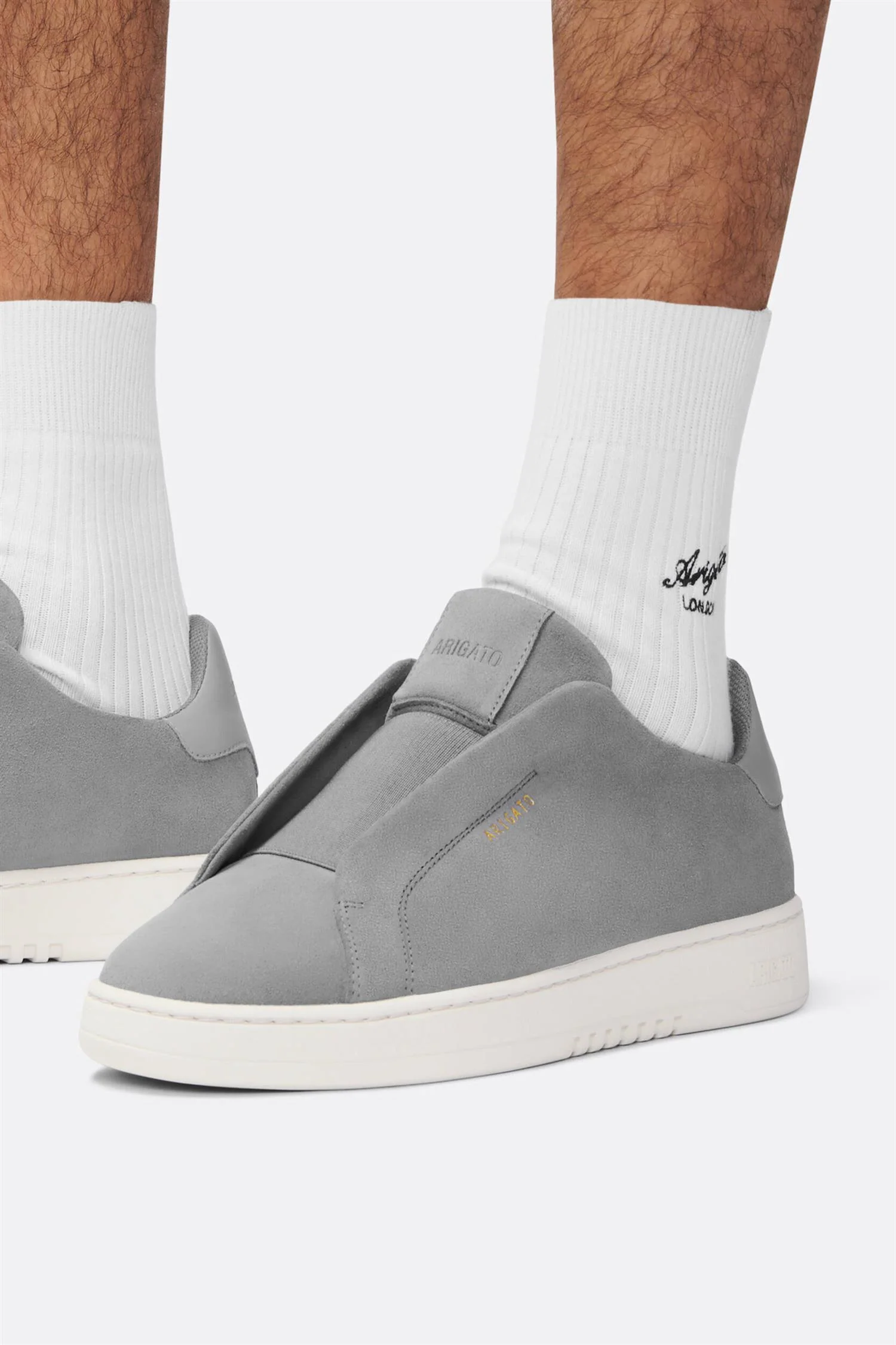 Dice Laceless Sneaker Dark Grey/White - Image 2