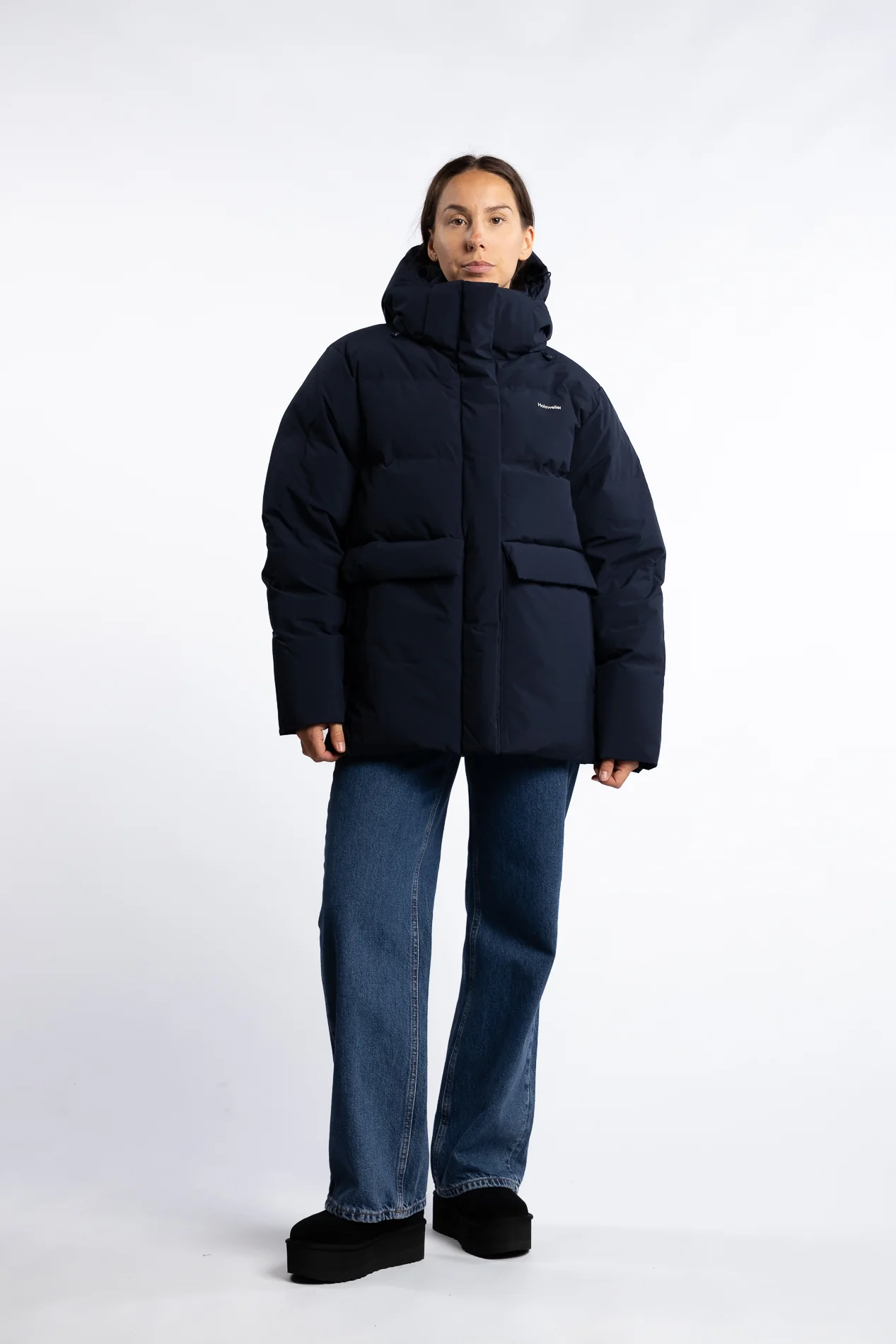 Besseggen Down Jacket- Dk. Navy - Image 4