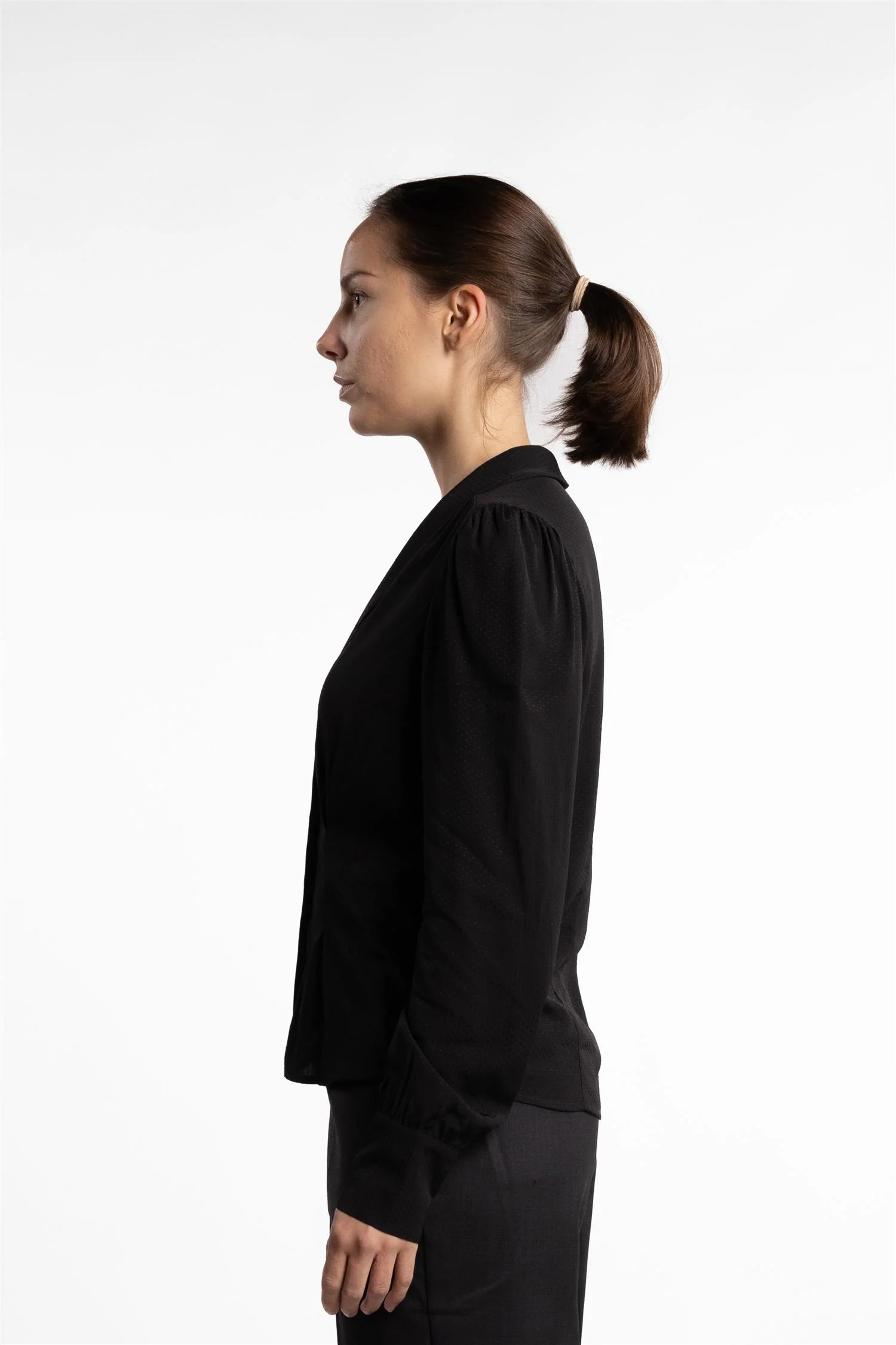 Ylva Blouse- Black - Image 2