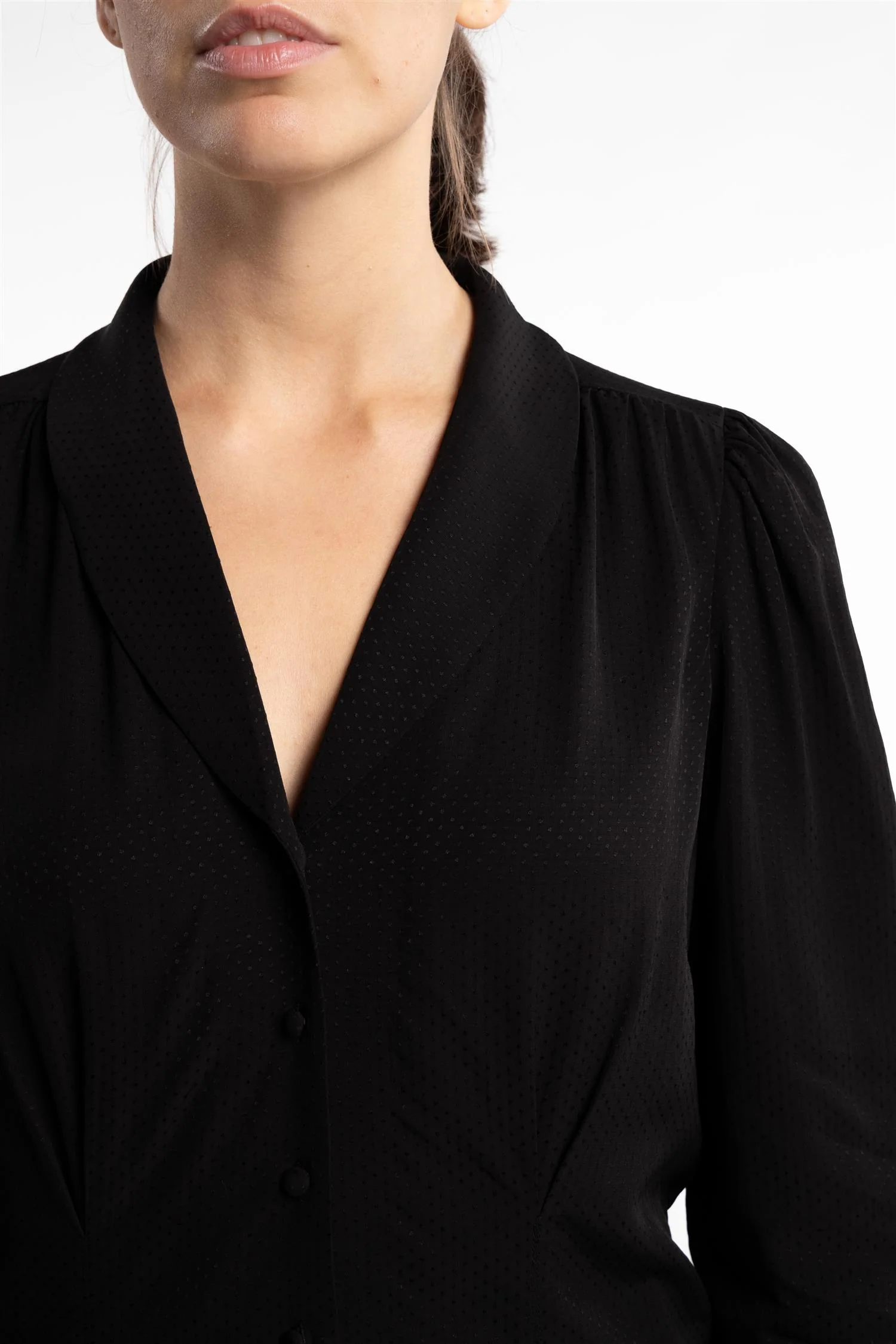 Ylva Blouse- Black - Image 5